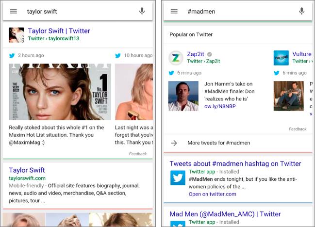 Google Twitter Partnership Screenshot