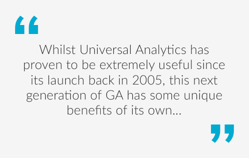 Quote about GA4