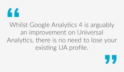 Google Analytics 4 quote 3